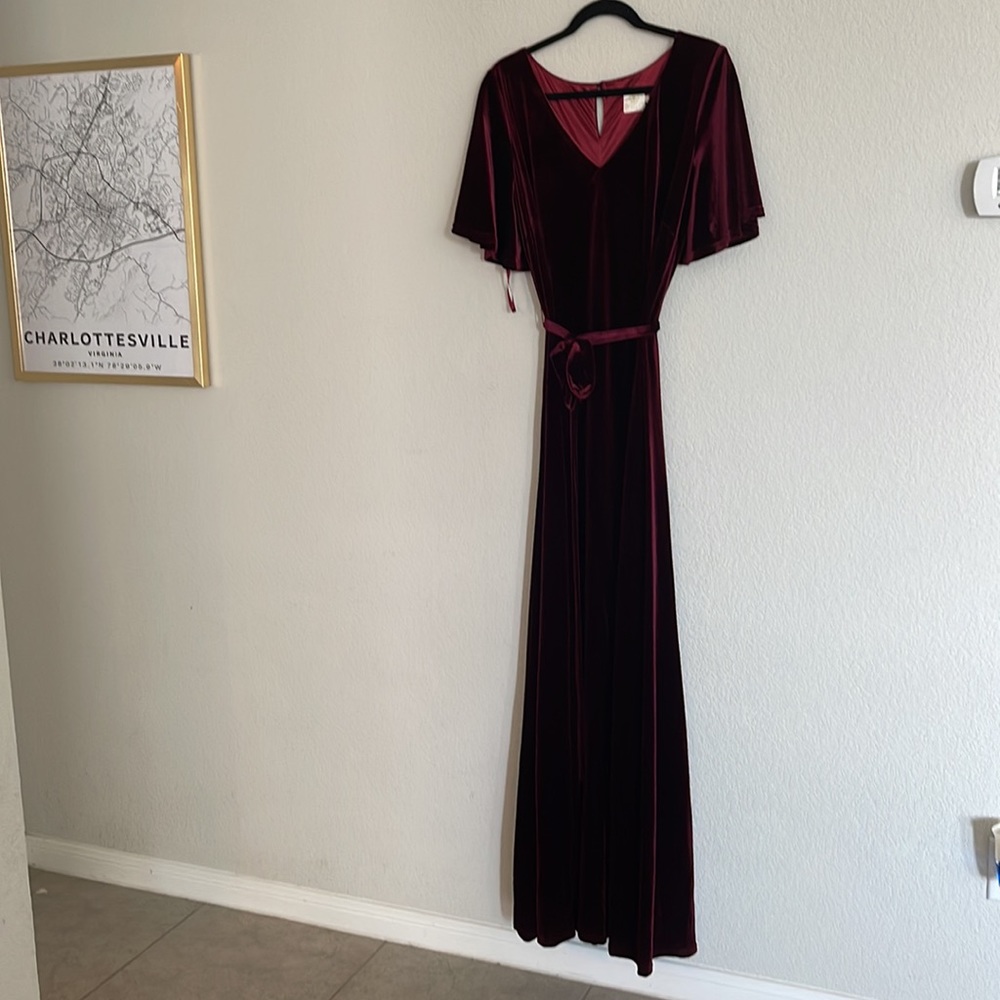 Revelry Velvet Bridesmaid dress!